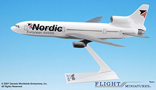 Nordic Lockheed L-1011 Avion Miniature Modèle Snap Fit Kit 1:250 Part # ALK-10110I-019