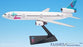 Aerolyon DC-10 Airplane Miniature Model Snap Fit Kit 1:250 Part# ADC-01000I-020