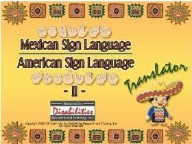 MSL Mexican Sign Language to from ASL American Sign Language Translator Dictionary for Windows Only