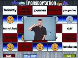 SIGN-O: An (ASL) American Sign Language BINGO Game CD-ROM Software (Windows)
