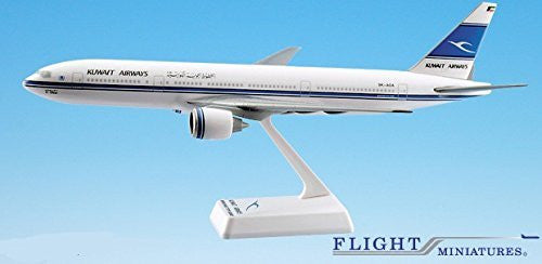 Koweït 777-200 Modèle miniature d'avion en plastique Snap-Fit 1:200 Part # ABO-77720H-019