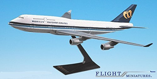 Mandarin Airlines Boeing 747-400 Avión Miniatura Modelo Snap Fit 1:250 Part#ABO-74740I-018
