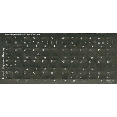 AZERTY Non-transparent Opaque French Keyboard Stickers