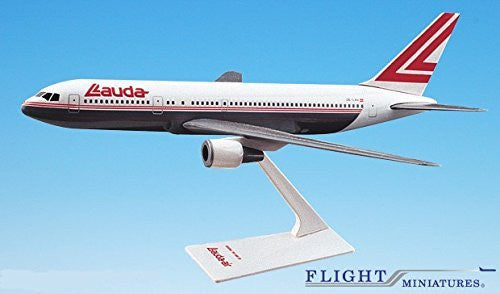 Lauda Air (OC) 767-300 Airplane Miniature Model Plastic Snap-Fit 1:200 Part#ABO-76730H-003