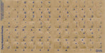 Farsi Persian Transparent Keyboard Stickers