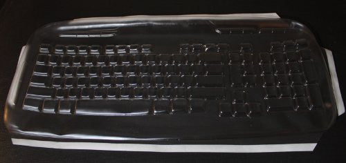 Cubierta de teclado para teclado Logitech EX110, mantiene fuera la suciedad, polvo, líquidos y contaminantes, teclado no incluido, pieza n.º 877E115