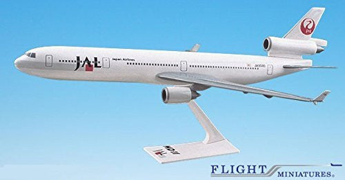 Japan Airlines (89-03) MD-11 Modelo de avión en miniatura Plástico Snap-Fit 1:200 Parte # AMD-01100H-016