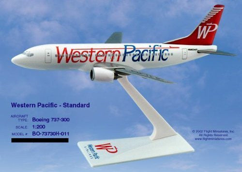 Flight Miniatures Western Pacific B737-300 Modelo de avión