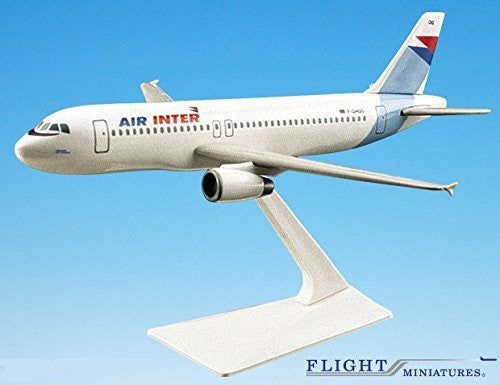 Air Inter France A320-200 Avión Miniatura Modelo Plástico Snap-Fit 1:200 Parte # AAB-32020H-015