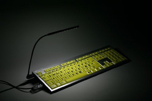 Lampe de clavier LogicKeyboard LogicLight, noire