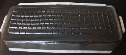 Cubierta de teclado personalizada Viziflex Seels Inc Logitech K120/mk120. Mantiene los teclados libres de líquido