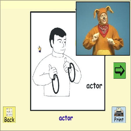Contes et jeux pour enfants en langue des signes américaine ASL #2 (Biscuit Boulevard) pour Windows uniquement