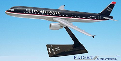US Airways (97-05) A321-200 Modelo de avión en miniatura Plástico Snap Fit 1:200 Parte # AAB-32100H-009