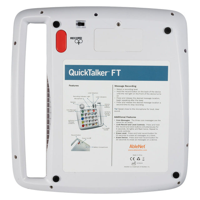 Ablenet Inc 10000038 QuickTalker Feather Touch 23