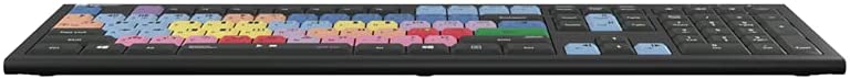 Logickeyboard Designed for AVID NewsCutter Compatible with Win 7-10- Astra 2 Backlit Keyboard # LKB-NEWSC-A2PC-US