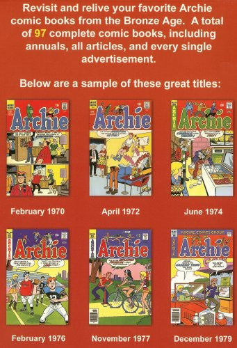 Archie Comic Books - Série de l'âge du bronze sur DVD-ROM (1970 à 1979)