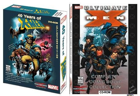 Marvel Comics 40 años de X-Men DVD Plus Ultimate X-Men CD-ROM Bundle