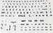 Large Print Keyboard Laptop Labels - Black on White