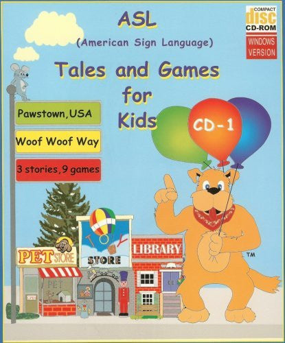 ASL American Sign Language Tales and Games for Kids Windows Only