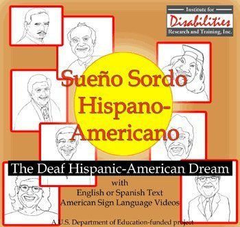 MSL Mexican Sign Language Sueno Sordo Hispanic Stories for Windows Only