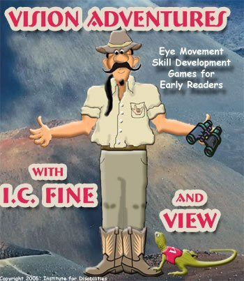 Vision Adventures - Games for Beginning Readers to Develop Eye Movement Skills - CD-ROM (Windows)