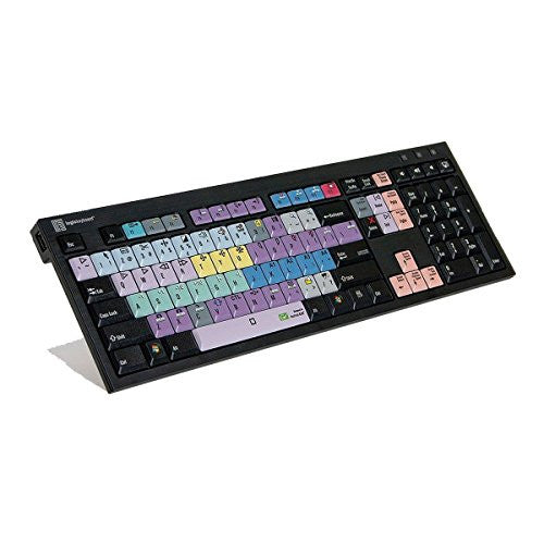Logickeyboard Grass Valley Aurora Nero Slim Line PC Keyboard | Shortcut Keyboard for Grass Valley Aurora Edit