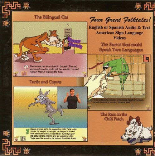 MSL Mexican Sign Language Tamados de la Mano (Hand in Hand) CD - III Hispanic Folktales for Windows Only