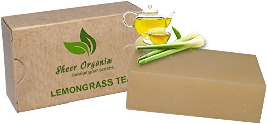 Savon aux herbes rajeunissant Sheer Organix certifié biologique fait à la main aux États-Unis, 4 oz. / 113g