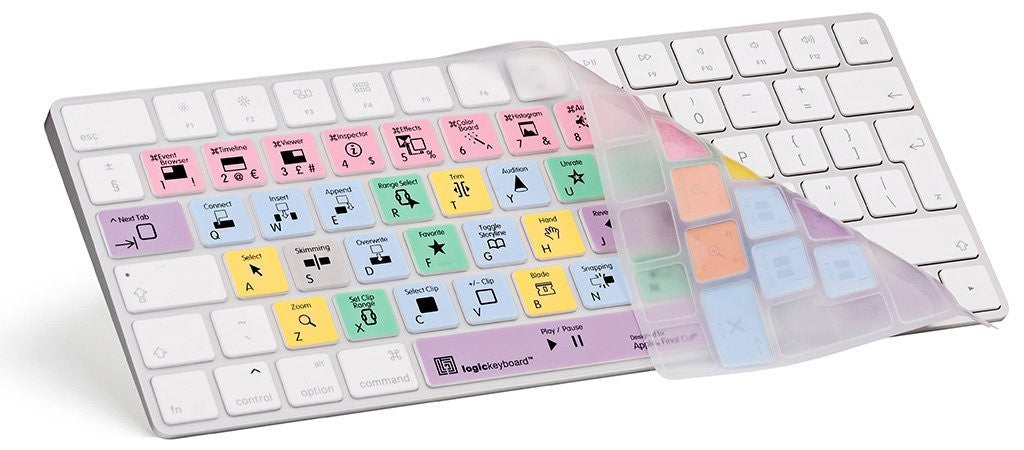 LogicKeyboard Apple Final Cut Pro X Apple Magic Color-Coded Shortcut Keyboard Cover Part# LS-FCPX10-MAGC