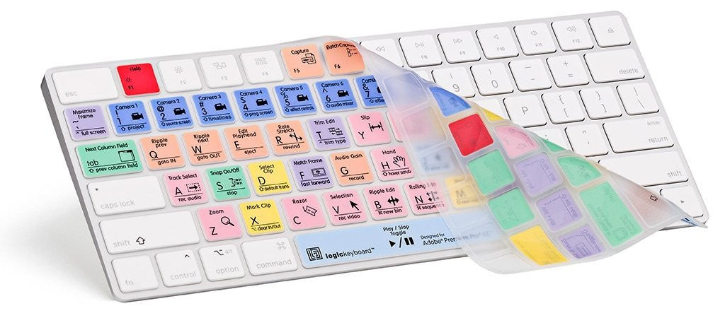 LogicKeyboard Adobe Premiere Pro CC - Apple Magic Color-Coded Shortcut Keyboard Cover Part # LK-LS-PPROCC-MAGC