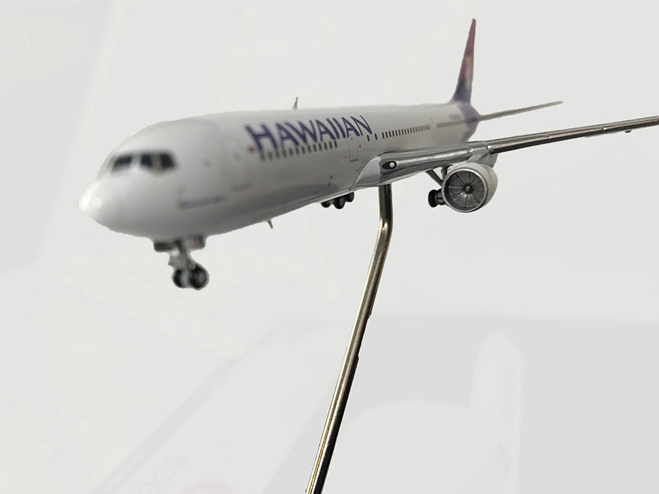 Hawaiian Airlines Boeing 767-300ER Diecast Airplane Model N583HA With Chrome Stand 1:400 Scale Part# GJHAL1562