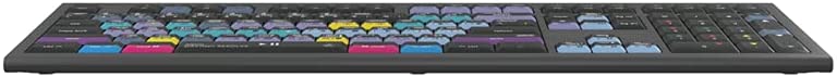 Logickeyboard Designed for Blackmagic Design Davinci Resolve 17 Compatible with macOS Astra 2 Backlit Keyboard # LKB-RESB-A2M-US