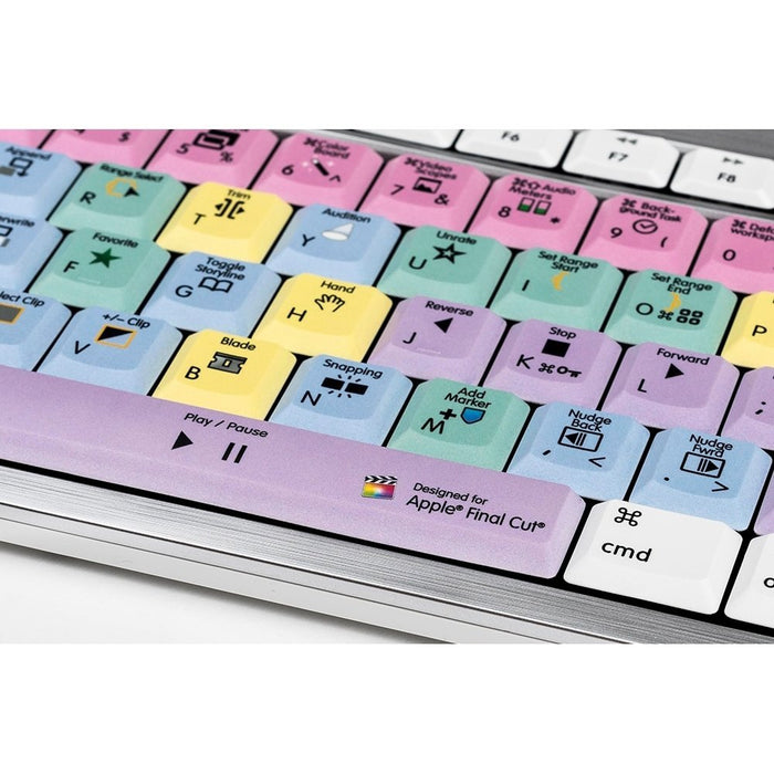 Logickeyboard LKBU-FCPX10-CWMU-US, Final Cut Pro X Mac ALBA Keyboard