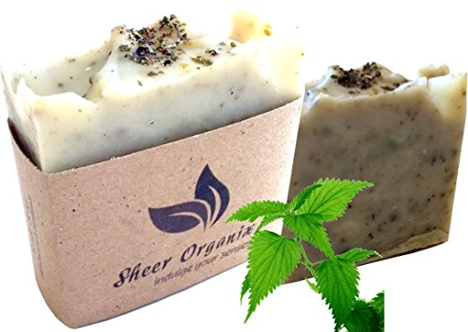 Sheer Organix Luxury Rejuvenative Handmade Herbal Soap, 3.52 oz. / 100g