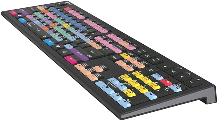 Logickeyboard Designed for Studio One 5 Compatible with Win 7-10 - Astra 2 Backlit Keyboard # LKB-PSO3-A2PC-US