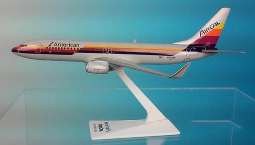 Modèle miniature d'avion American/Air Cal Boeing 737-800 moulé sous pression 1:200 pièce # ABO-73780H-033