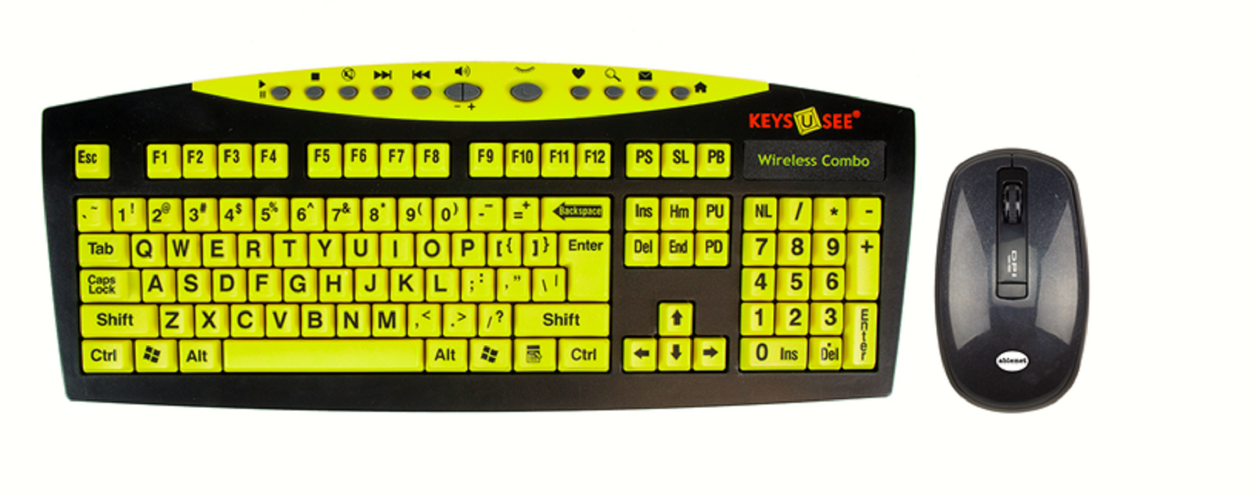 Keys-U-See Wireless Large Print Keyboard 