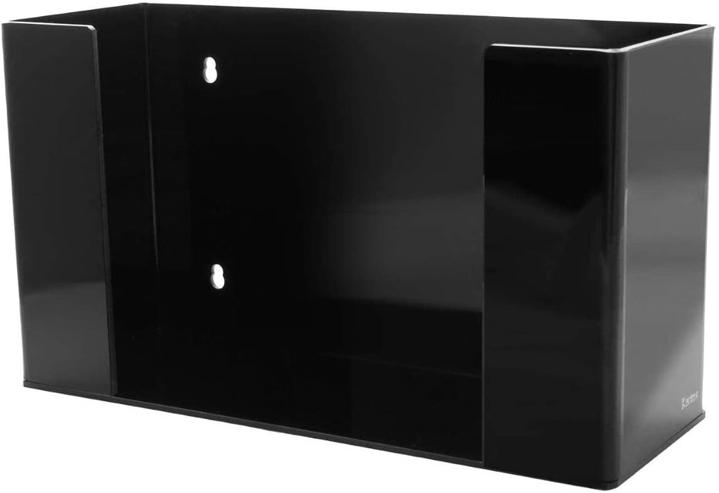 Kantek Acrylic Paper Towel Dispenser, 11.5-Inch Wide x 4.2-Inch Deep x 6.75-Inch High, Black (AH190B)