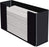 Dispensador de toallas de papel acrílico Kantek, 11.5 pulgadas de ancho x 4.2 pulgadas de profundidad x 6.75 pulgadas de alto, negro (AH190B)