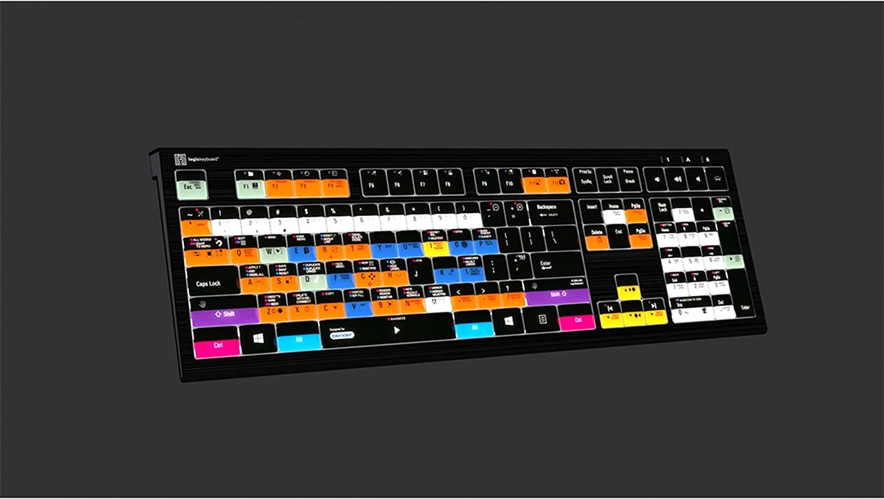 Logickeyboard Designed for Blender 3D - PC Astra 2 Keyboard - LKB-BLEN-A2PC-US