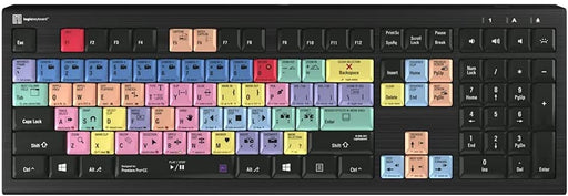 Logickeyboard Designed for Premiere Pro CC Compatible with Windows 7-10- Astra 2 Backlit Keyboard # LKB-PPROCC-A2PC-US