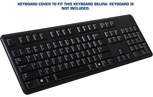 PROTECTCOVERS Keyboard Cover for Dell KB212 Keyboard US Layout Keyboard Skin