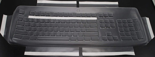 Funda para teclado PROTECTCOVERS para teclado HP SK-2015 con diseño de EE. UU. con cinta de doble cara para protección permanente y ajuste seguro.