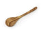 AramediA Olive Wood Spoon Round Handle Decorative And Cooking Utensil Handmade and Hand carved By Artisans (8" x 2" x 0.3")